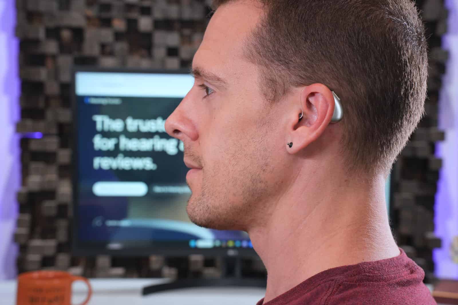 Audiologist Dr. Steve Taddei conducts hands-on wear testing with each hearing aid, alongside standardized sound-performance measurements in HearAdvisor's laboratory.