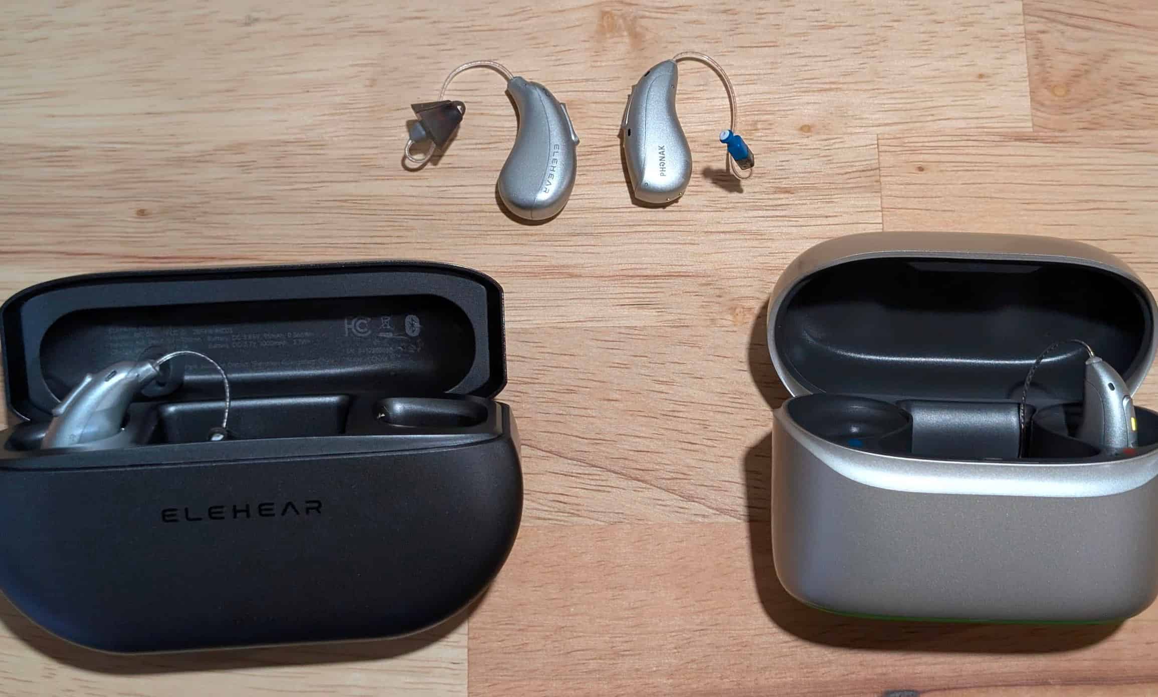 Elehear Beyond (OTC) vs Phonak Sphere (Rx) side by side. 