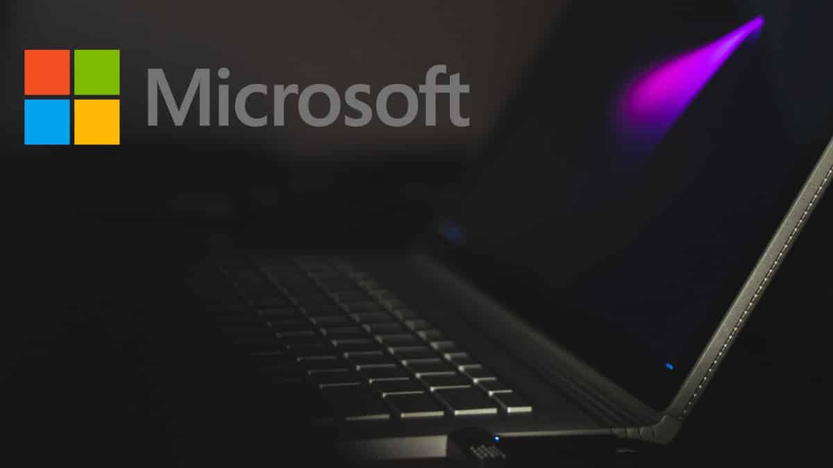 Microsoft Logo And Computer