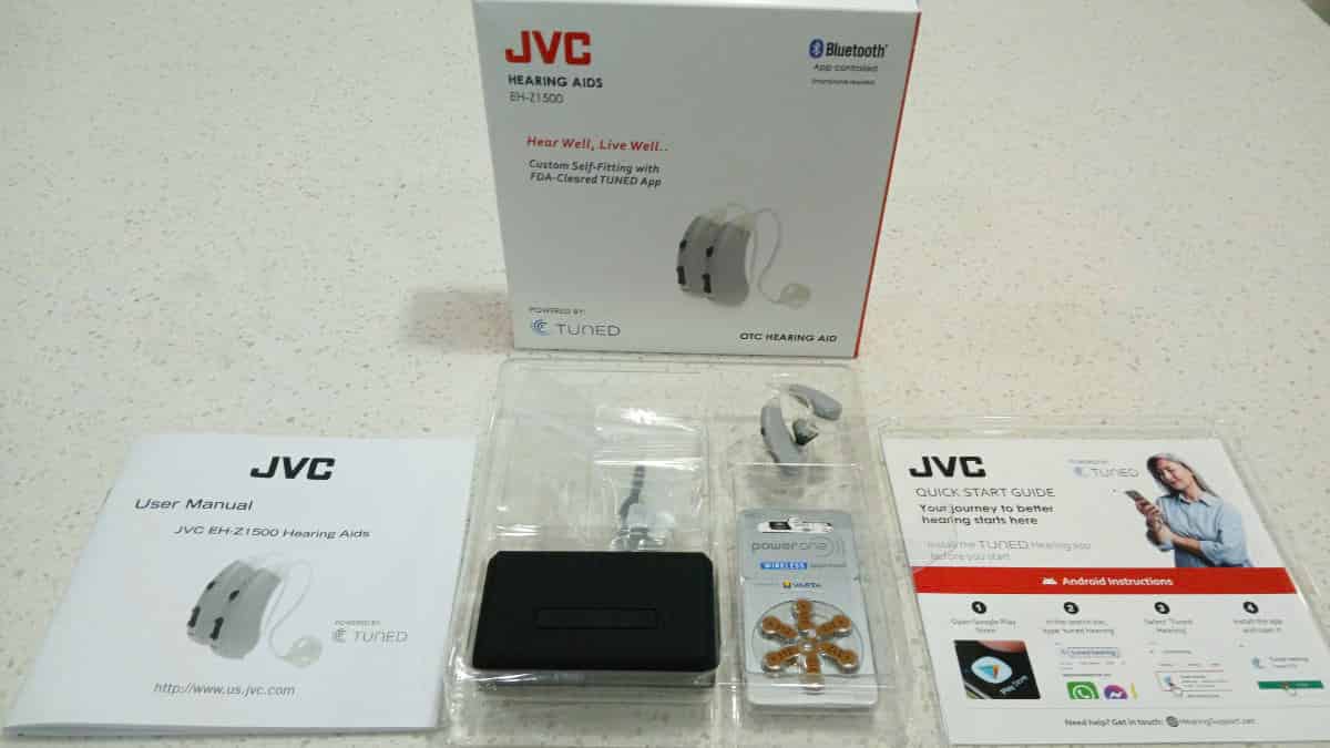 Jvc Eh Z 1500 Hearing Aid Package
