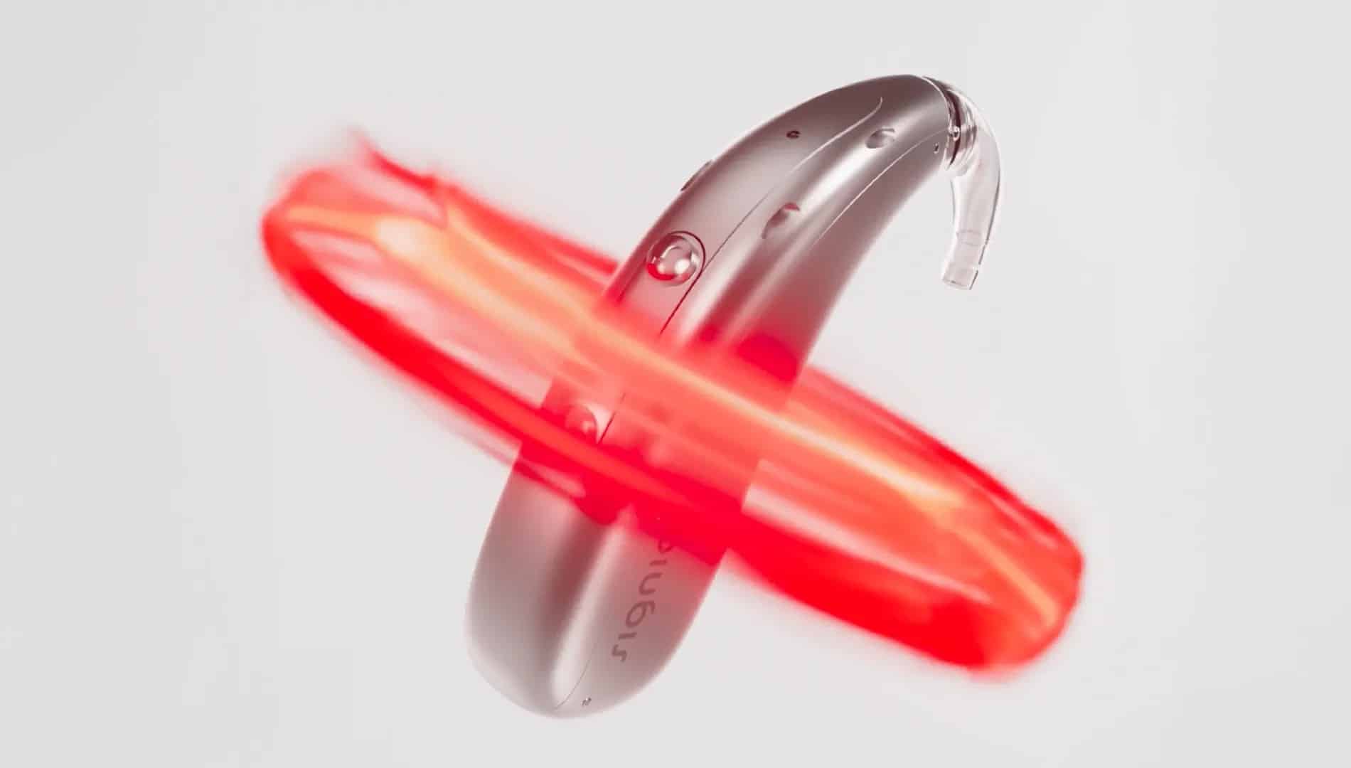 Motion Charge&Go IX behind-the-ear (BTE) hearing aid.
