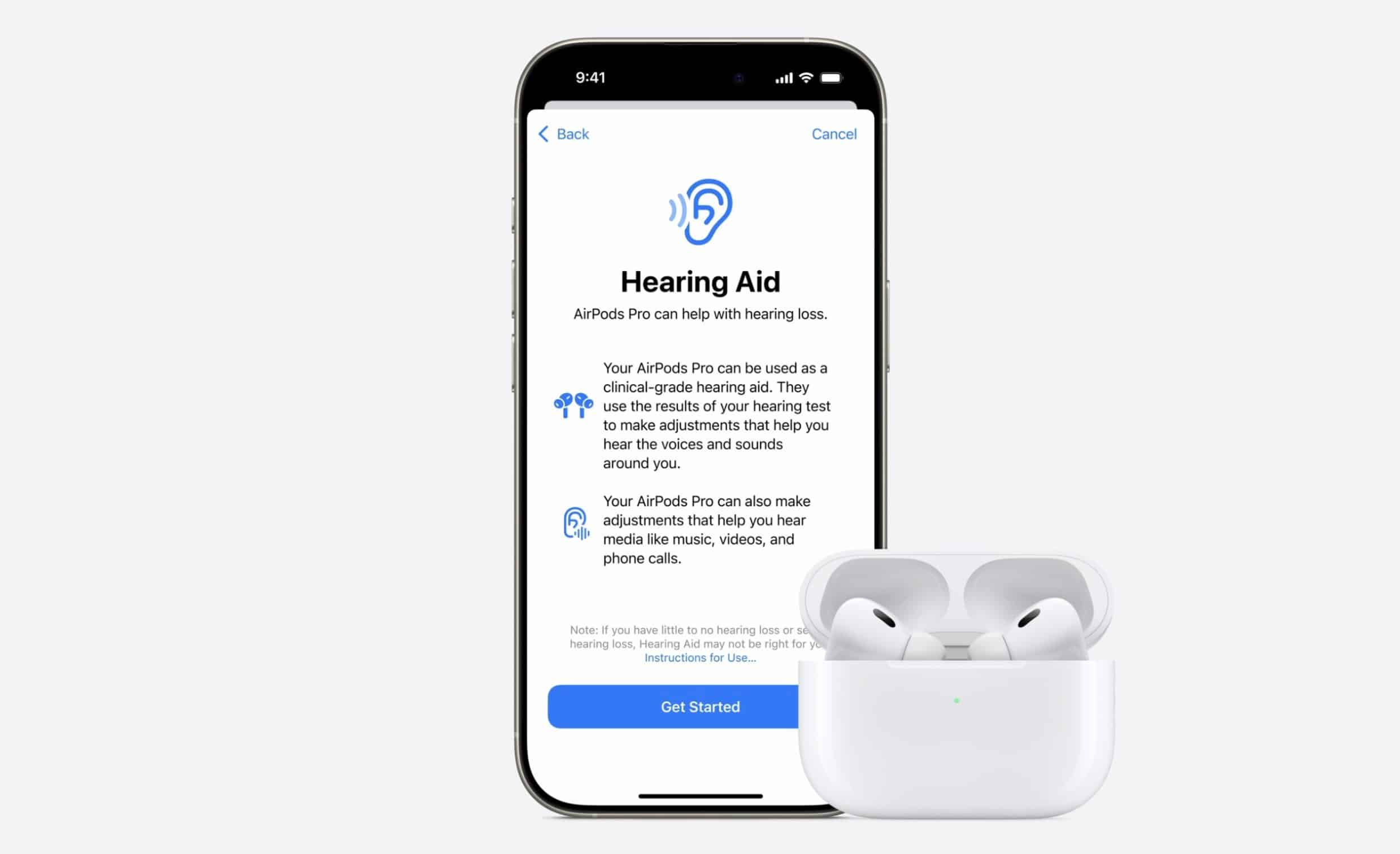 Apple Airpods Pro und neuer Hörgerät-Funktionsmodus (HAF)